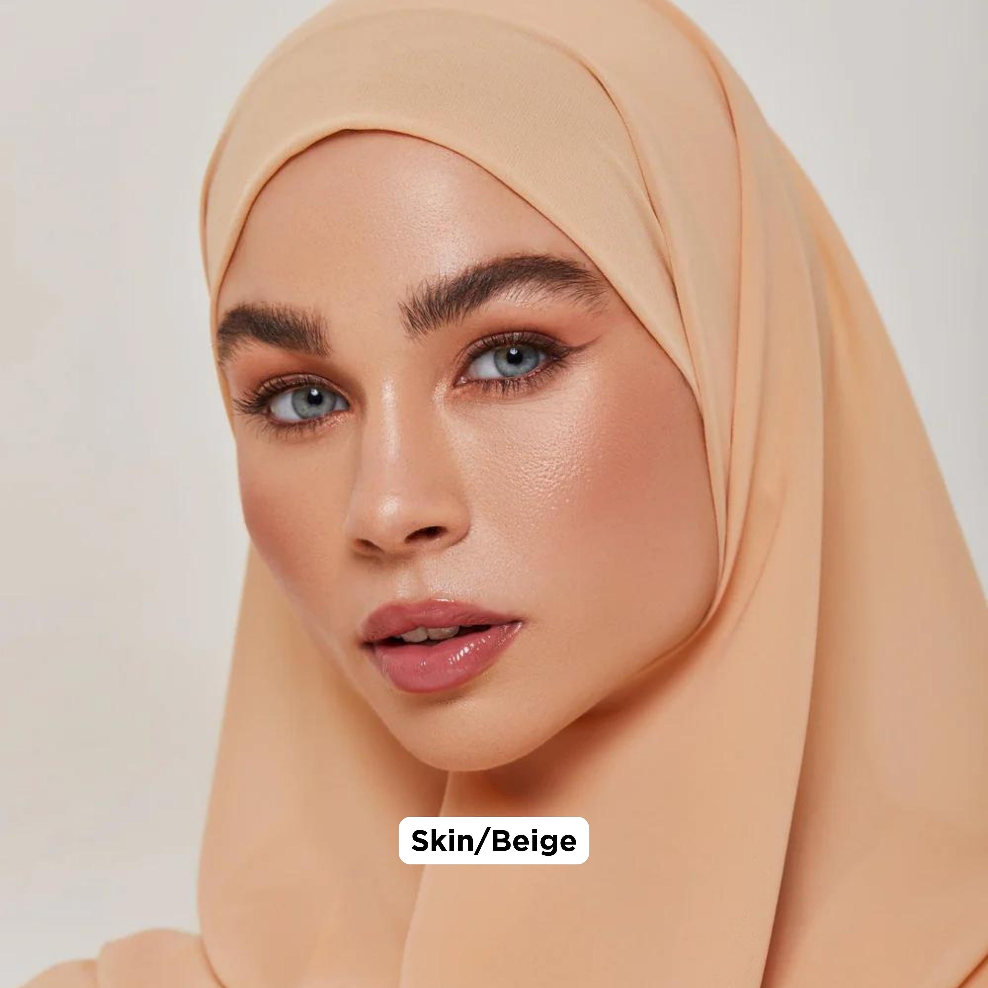 Malaysian Pinless Hijab With Built in Inlay Cap