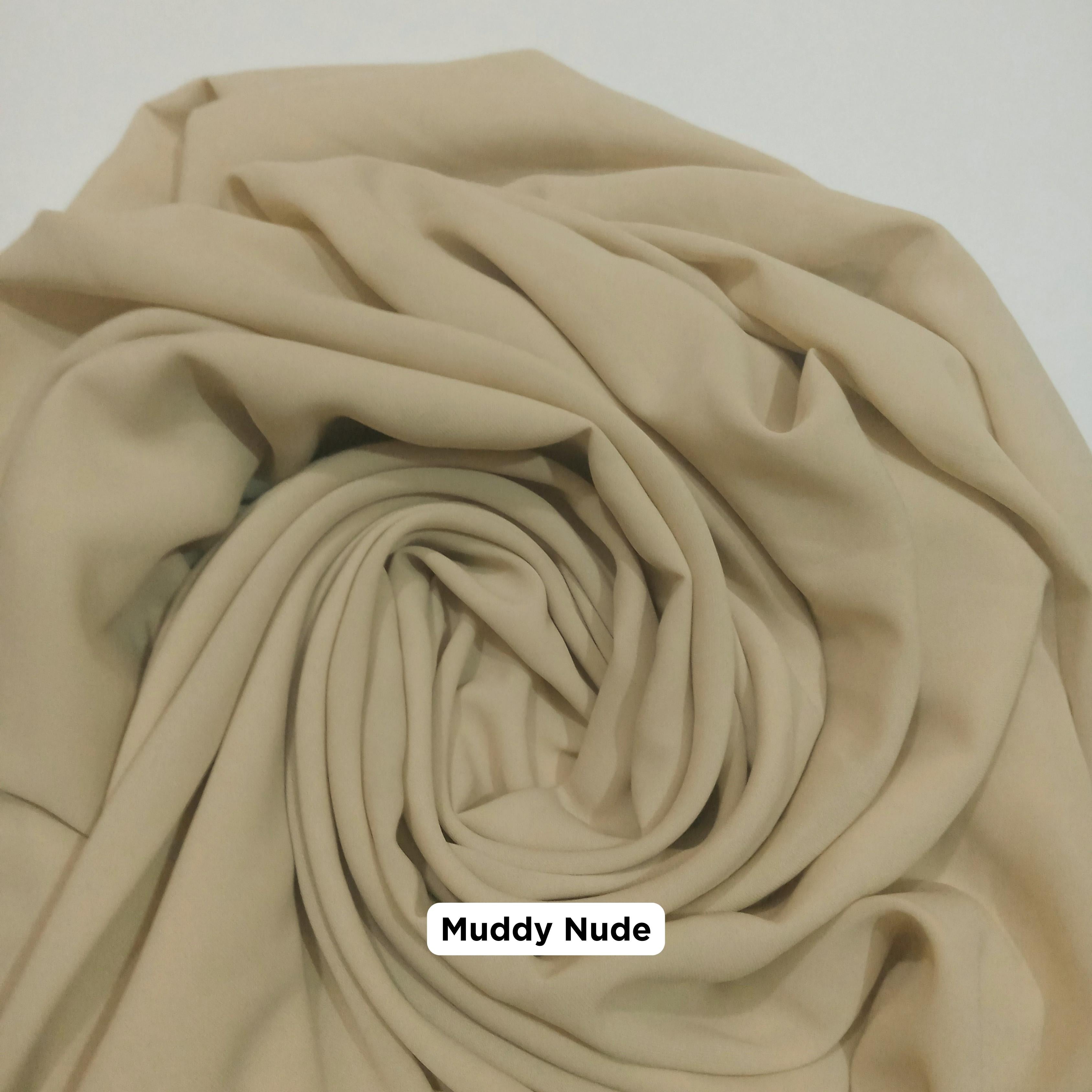 Double Loop Hijab With Plain Attached Niqab